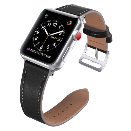 Small Waist Leather Replacement Strap Watchband, For Apple Watch Series 7  41mm / & 6 & SE & 5 & 4 40mm, For Apple Watch Series  7  45mm / & 6 & SE & 5 & 4 44mm - DealBuddy