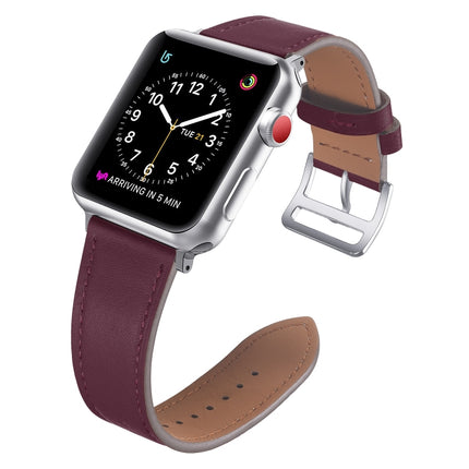 Small Waist Leather Replacement Strap Watchband, For Apple Watch Series 7  41mm / & 6 & SE & 5 & 4 40mm, For Apple Watch Series  7  45mm / & 6 & SE & 5 & 4 44mm - DealBuddy