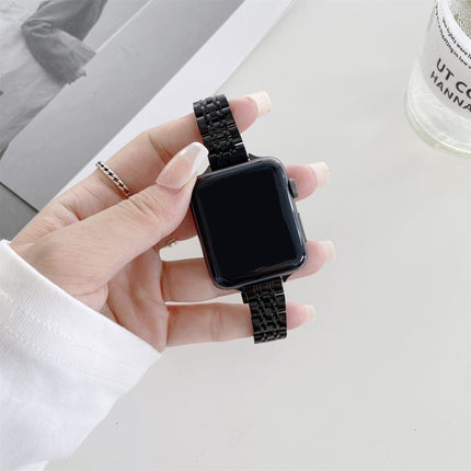Seven-beads Steel Replacement Strap Watchband, For Apple Watch Series 7  41mm / & 6 & SE & 5 & 4 40mm, For Apple Watch Series  7  45mm / & 6 & SE & 5 & 4 44mm - DealBuddy