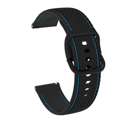 For Samsung Galaxy Watch Active 2 Two-color Stitching Silicone Replacement Strap Watchband, 20mm - DealBuddy