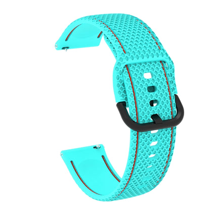 For Samsung Galaxy Watch Active 2 Two-color Stitching Silicone Replacement Strap Watchband, 20mm - DealBuddy