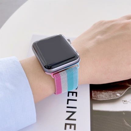 Four-colors Milanese Replacement Strap Watchband, For Apple Watch Series 7  41mm / & 6 & SE & 5 & 4 40mm, For Apple Watch Series  7  45mm / & 6 & SE & 5 & 4 44mm - DealBuddy