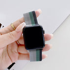 Silver Grey Green Black