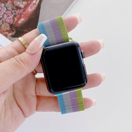 Four-colors Milanese Replacement Strap Watchband, For Apple Watch Series 7  41mm / & 6 & SE & 5 & 4 40mm, For Apple Watch Series  7  45mm / & 6 & SE & 5 & 4 44mm - DealBuddy