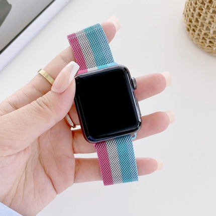 Four-colors Milanese Replacement Strap Watchband, For Apple Watch Series 7  41mm / & 6 & SE & 5 & 4 40mm, For Apple Watch Series  7  45mm / & 6 & SE & 5 & 4 44mm - DealBuddy