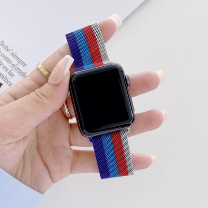 Four-colors Milanese Replacement Strap Watchband, For Apple Watch Series 7  41mm / & 6 & SE & 5 & 4 40mm, For Apple Watch Series  7  45mm / & 6 & SE & 5 & 4 44mm - DealBuddy