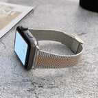 For Apple Watch Series  7  45mm / & 6 & SE & 5 & 4 44mm / Silver Rose Gold