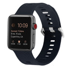 Silicone Replacement Strap Watchband For Apple Watch Series, 7 45mm / 6 & SE & 5 & 4 44mm / 3 & 2 & 1 42mm, 7 41mm / 6 & SE & 5 & 4 40mm / 3 & 2 & 1 38mm - DealBuddy