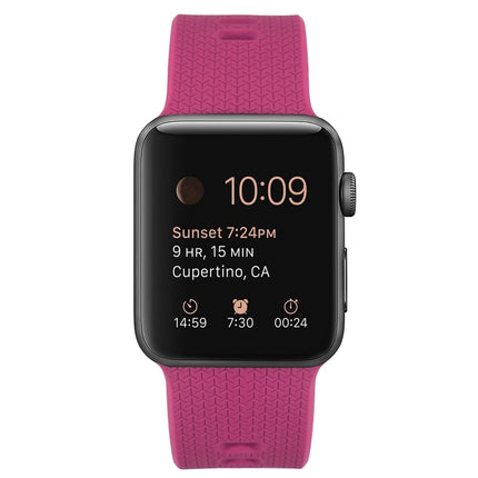 Silicone Replacement Strap Watchband For Apple Watch Series, 7 45mm / 6 & SE & 5 & 4 44mm / 3 & 2 & 1 42mm, 7 41mm / 6 & SE & 5 & 4 40mm / 3 & 2 & 1 38mm - DealBuddy