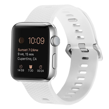 Silicone Replacement Strap Watchband For Apple Watch Series, 7 45mm / 6 & SE & 5 & 4 44mm / 3 & 2 & 1 42mm, 7 41mm / 6 & SE & 5 & 4 40mm / 3 & 2 & 1 38mm - DealBuddy