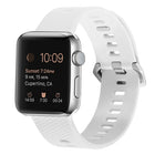Silicone Replacement Strap Watchband For Apple Watch Series, 7 45mm / 6 & SE & 5 & 4 44mm / 3 & 2 & 1 42mm, 7 41mm / 6 & SE & 5 & 4 40mm / 3 & 2 & 1 38mm - DealBuddy