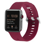 Silicone Replacement Strap Watchband For Apple Watch Series, 7 45mm / 6 & SE & 5 & 4 44mm / 3 & 2 & 1 42mm, 7 41mm / 6 & SE & 5 & 4 40mm / 3 & 2 & 1 38mm - DealBuddy