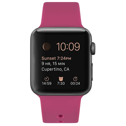 Silicone Replacement Strap Watchband For Apple Watch Series