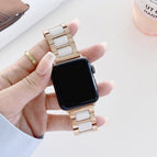 7 45mm / 6 & SE & 5 & 4 44mm / 3 & 2 & 1 42mm / Rose Gold+White