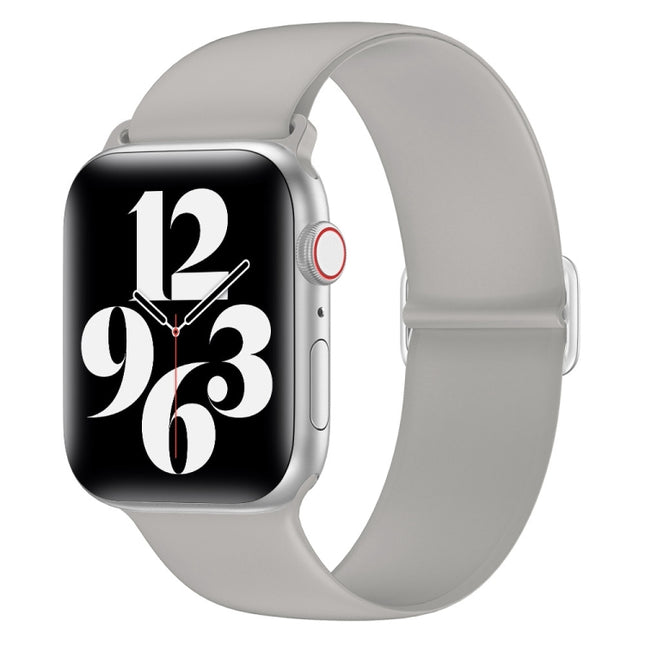 Elasticity Silicone Replacement Strap Watchband For Apple Watch Series, 7 45mm / 6 & SE & 5 & 4 44mm / 3 & 2 & 1 42mm - DealBuddy