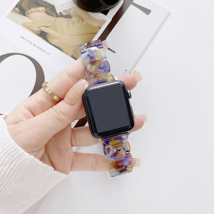 Resin Replacement Watchband For Apple Watch Series, 7 41mm / 6 & SE & 5 & 4 40mm / 3 & 2 & 1 38mm, 7 45mm / 6 & SE & 5 & 4 44mm / 3 & 2 & 1 42mm - DealBuddy