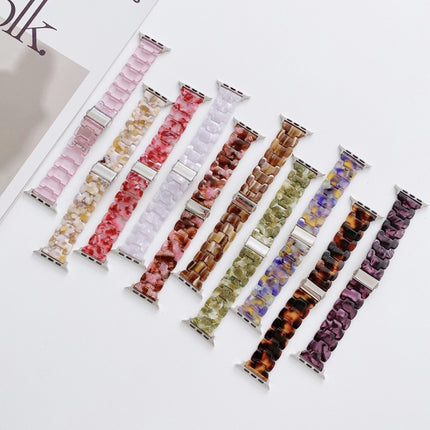 Resin Replacement Watchband For Apple Watch Series, 7 41mm / 6 & SE & 5 & 4 40mm / 3 & 2 & 1 38mm, 7 45mm / 6 & SE & 5 & 4 44mm / 3 & 2 & 1 42mm - DealBuddy