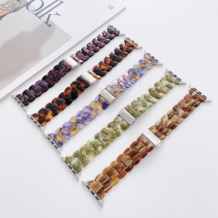 Resin Replacement Watchband For Apple Watch Series, 7 41mm / 6 & SE & 5 & 4 40mm / 3 & 2 & 1 38mm, 7 45mm / 6 & SE & 5 & 4 44mm / 3 & 2 & 1 42mm - DealBuddy