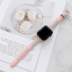 7 45mm / 6 & SE & 5 & 4 44mm / 3 & 2 & 1 42mm / Pink+White