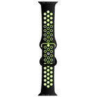 Butterfly Buckle Dual-tone Liquid Silicone Replacement Watchband For Apple Watch Series, 7 41mm / 6 & SE & 5 & 4 40mm / 3 & 2 & 1 38mm, 7 45mm / 6 & SE & 5 & 4 44mm / 3 & 2 & 1 42mm - DealBuddy