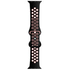 Butterfly Buckle Dual-tone Liquid Silicone Replacement Watchband For Apple Watch Series