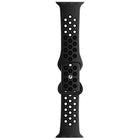 Butterfly Buckle Dual-tone Liquid Silicone Replacement Watchband For Apple Watch Series, 7 41mm / 6 & SE & 5 & 4 40mm / 3 & 2 & 1 38mm, 7 45mm / 6 & SE & 5 & 4 44mm / 3 & 2 & 1 42mm - DealBuddy