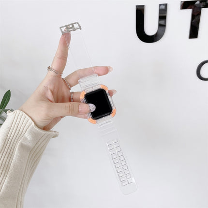 Integrated Color Contrast Replacement Strap Watchband For Apple Watch Series - DealBuddy