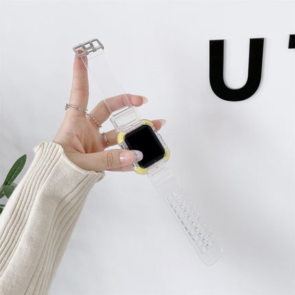 Integrated Color Contrast Replacement Strap Watchband For Apple Watch Series - DealBuddy