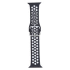 Metal Buckle Silicone Replacement Watchband For Apple Watch Series, 7 41mm / 6 & SE & 5 & 4 40mm / 3 & 2 & 1 38mm, 7 45mm / 6 & SE & 5 & 4 44mm / 3 & 2 & 1 42mm - DealBuddy