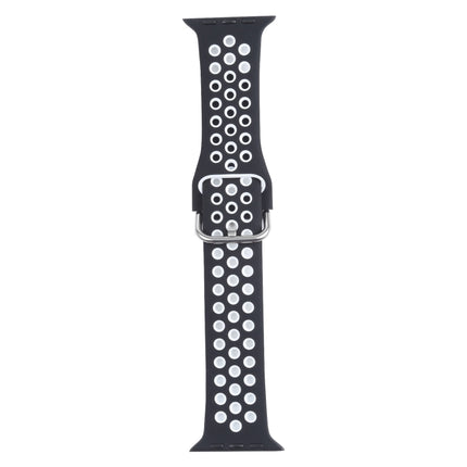 Metal Buckle Silicone Replacement Watchband For Apple Watch Series