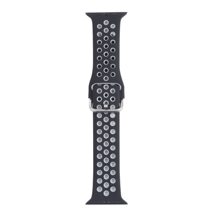 Metal Buckle Silicone Replacement Watchband For Apple Watch Series, 7 41mm / 6 & SE & 5 & 4 40mm / 3 & 2 & 1 38mm, 7 45mm / 6 & SE & 5 & 4 44mm / 3 & 2 & 1 42mm - DealBuddy