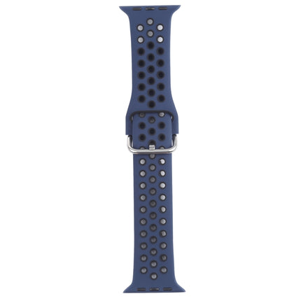 Metal Buckle Silicone Replacement Watchband For Apple Watch Series, 7 41mm / 6 & SE & 5 & 4 40mm / 3 & 2 & 1 38mm, 7 45mm / 6 & SE & 5 & 4 44mm / 3 & 2 & 1 42mm - DealBuddy