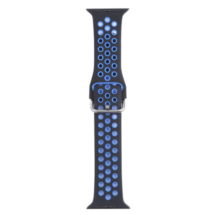 Metal Buckle Silicone Replacement Watchband For Apple Watch Series