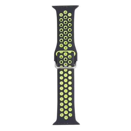 Metal Buckle Silicone Replacement Watchband For Apple Watch Series