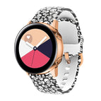 For Samsung Galaxy Watch 46mm / Black White Skull