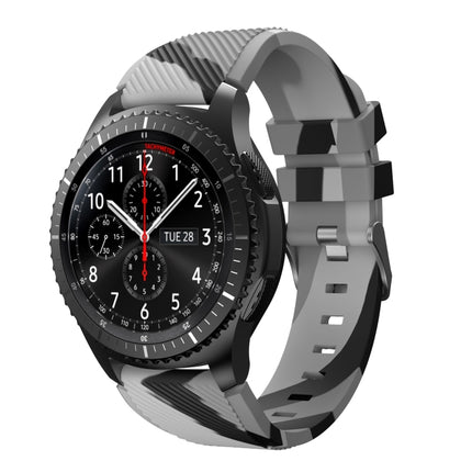 Twill Camouflage Silicone Replacement Strap Watchband, For Samsung Gear S3 - DealBuddy