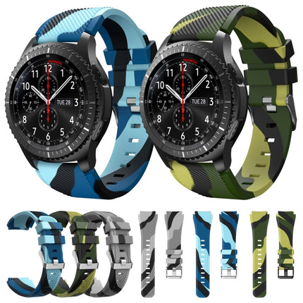 Twill Camouflage Silicone Replacement Strap Watchband, For Samsung Gear S3 - DealBuddy