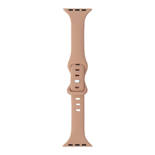 Slimming 8-buckle Silicone Replacement Strap Watchband, For Apple Watch Series 7  41mm / & 6 & SE & 5 & 4 40mm, For Apple Watch Series  7  45mm / & 6 & SE & 5 & 4 44mm - DealBuddy