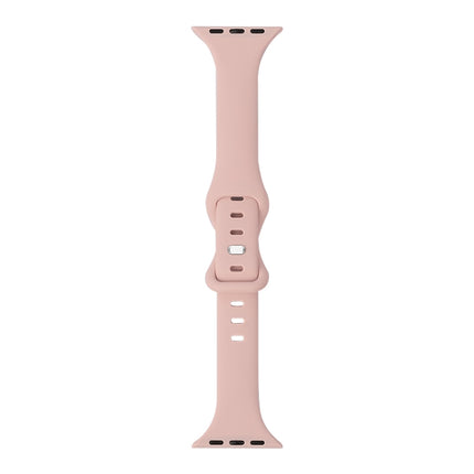 Slimming 8-buckle Silicone Replacement Strap Watchband, For Apple Watch Series 7  41mm / & 6 & SE & 5 & 4 40mm, For Apple Watch Series  7  45mm / & 6 & SE & 5 & 4 44mm - DealBuddy