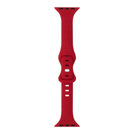 Slimming 8-buckle Silicone Replacement Strap Watchband, For Apple Watch Series 7  41mm / & 6 & SE & 5 & 4 40mm, For Apple Watch Series  7  45mm / & 6 & SE & 5 & 4 44mm - DealBuddy