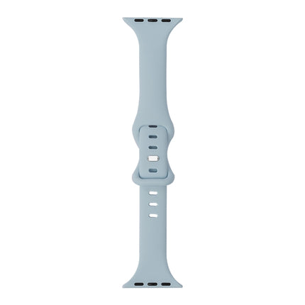 Slimming 8-buckle Silicone Replacement Strap Watchband, For Apple Watch Series 7  41mm / & 6 & SE & 5 & 4 40mm, For Apple Watch Series  7  45mm / & 6 & SE & 5 & 4 44mm - DealBuddy