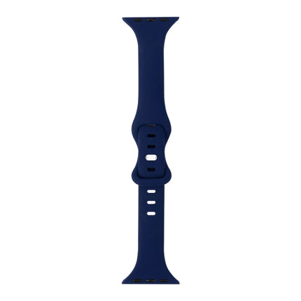 Slimming 8-buckle Silicone Replacement Strap Watchband, For Apple Watch Series 7  41mm / & 6 & SE & 5 & 4 40mm, For Apple Watch Series  7  45mm / & 6 & SE & 5 & 4 44mm - DealBuddy