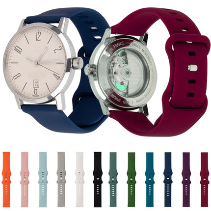 8-buckle Silicone Replacement Strap Watchband, For Huawei Watch GT 2 Pro 46mm, For Honor Magic Watch 2 42mm, For Honor Magic Watch 2 46mm, For Amazfit Pop - DealBuddy