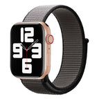 For Apple Watch Series 7 41mm / 6 & SE & 5 & 4 40mm / 3 & 2 & 1 38mm / Black + Grey