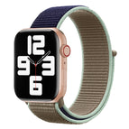 For Apple Watch Series 7 41mm / 6 & SE & 5 & 4 40mm / 3 & 2 & 1 38mm / Blue + Green