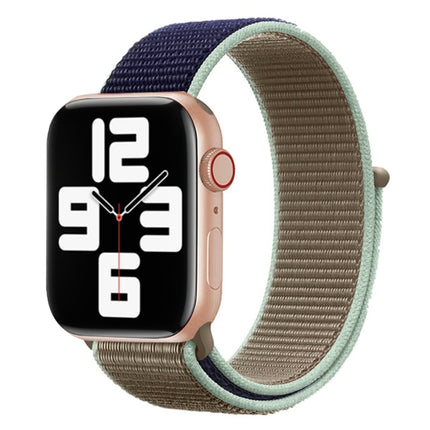 Color Matching Nylon Watchband, For Apple Watch Series 7 41mm / 6 & SE & 5 & 4 40mm / 3 & 2 & 1 38mm, For Apple Watch Series 8&7 41mm / SE 2&6&SE&5&4 40mm / 3&2&1 38mm, For Apple Watch Series 7 45mm / 6 & SE & 5 & 4 44mm / 3 & 2 & 1 42mm               ... - DealBuddy