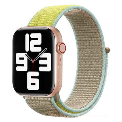 Color Matching Nylon Watchband, For Apple Watch Series 7 41mm / 6 & SE & 5 & 4 40mm / 3 & 2 & 1 38mm, For Apple Watch Series 8&7 41mm / SE 2&6&SE&5&4 40mm / 3&2&1 38mm, For Apple Watch Series 7 45mm / 6 & SE & 5 & 4 44mm / 3 & 2 & 1 42mm               ... - DealBuddy