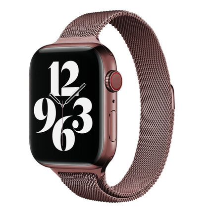 Milan Loopback Small Waist Replacement Watchband For Apple Watch Series, 7 41mm / 6 & SE & 5 & 4 40mm / 3 & 2 & 1 38mm, 7 45mm / 6 & SE & 5 & 4 44mm / 3 & 2 & 1 42mm - DealBuddy