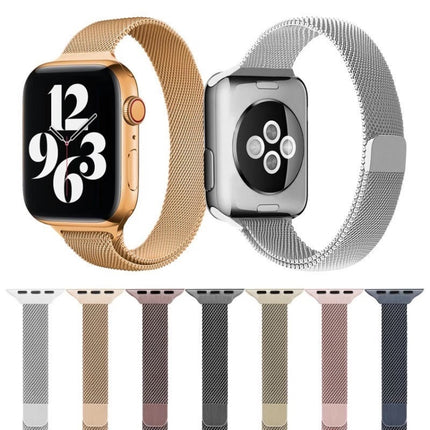 Milan Loopback Small Waist Replacement Watchband For Apple Watch Series, 7 41mm / 6 & SE & 5 & 4 40mm / 3 & 2 & 1 38mm, 7 45mm / 6 & SE & 5 & 4 44mm / 3 & 2 & 1 42mm - DealBuddy