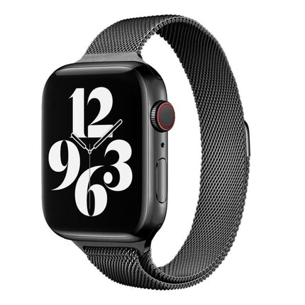 Milan Loopback Small Waist Replacement Watchband For Apple Watch Series, 7 41mm / 6 & SE & 5 & 4 40mm / 3 & 2 & 1 38mm, 7 45mm / 6 & SE & 5 & 4 44mm / 3 & 2 & 1 42mm - DealBuddy
